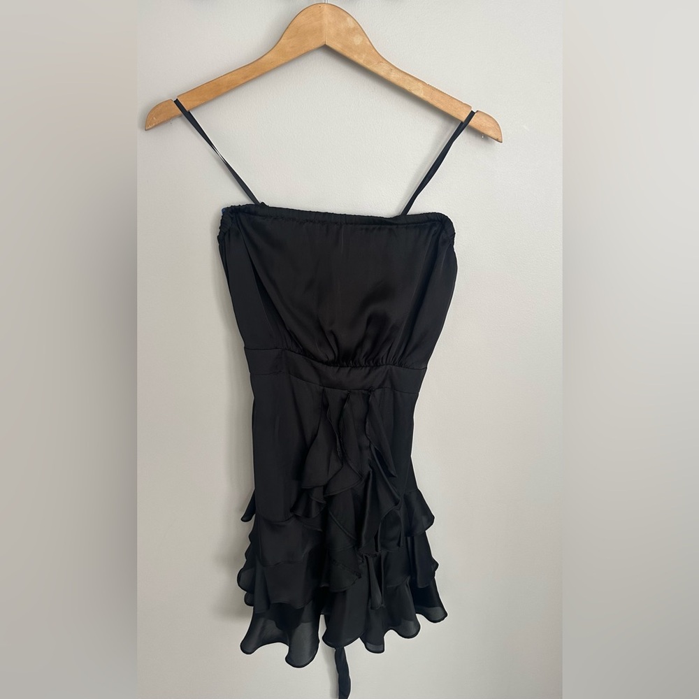 Jacob Chic Black Strapless Dress